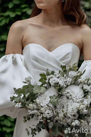 Свадебная флористика,букет невесты