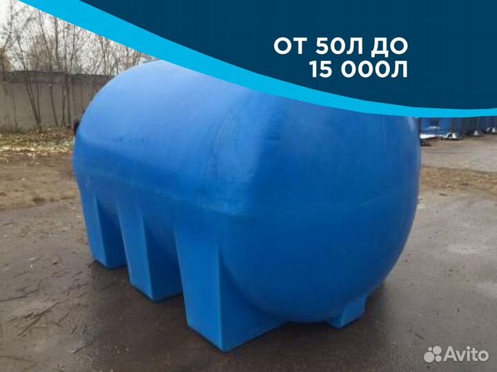 Накопительный бак для воды 3000 / бак для душа