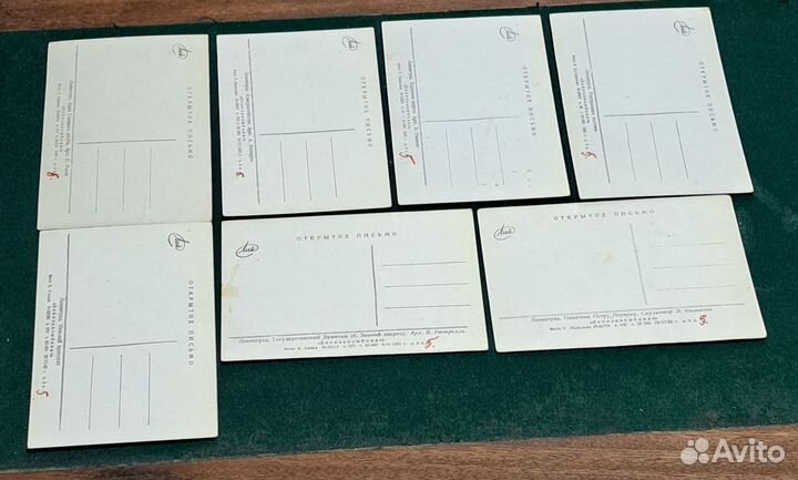 Видовые открытки Ленинград 1962 год