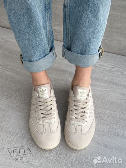 Adidas Samba Linen Cream