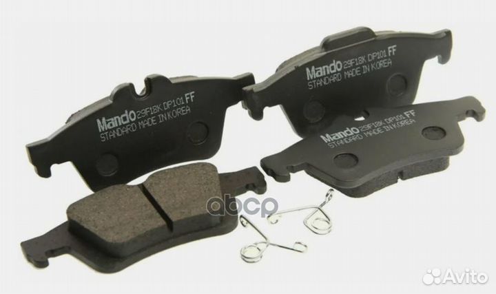 Колодки тормозные задние (без датчика) (nissan