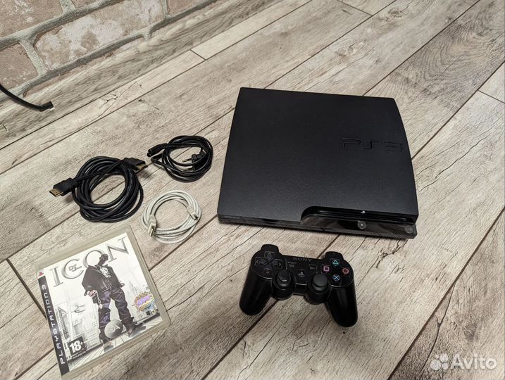 Игровая приставка Sony PS 3 Slim прошитая