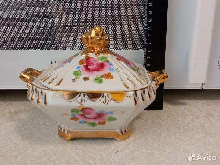 Конфетница, сахарница фарфор СССР