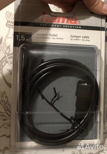 Кабель питания Hama IEC320 C13 - C14, 1.5м