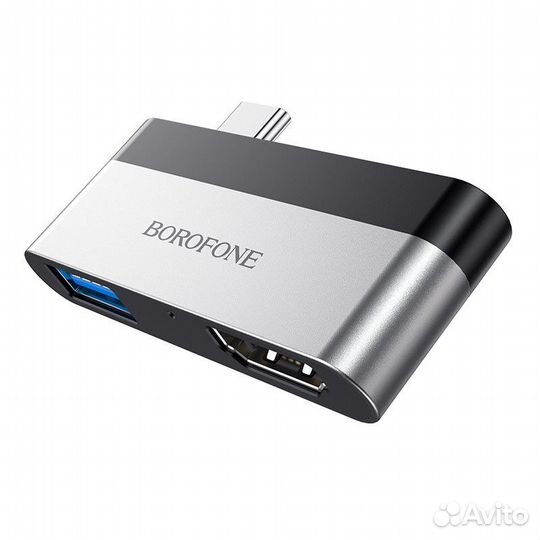 Адаптер Type-C на hdmi + USB3.0 DH2