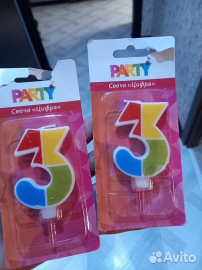 Свечи на торт