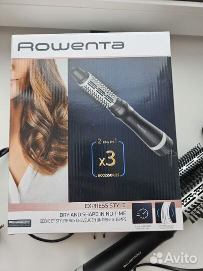 Фен щетка rowenta express