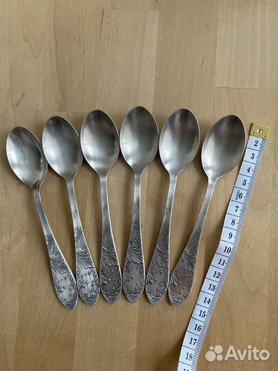 Набор чайных ложек винтажных