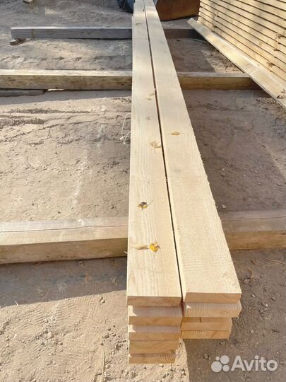 Доска обрезная 50х200х6000мм от производителя