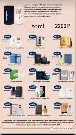 Масляные духи