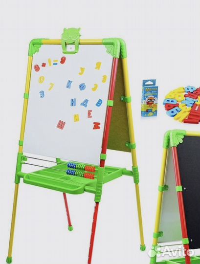Мольберт для рисования детский двухсторонний