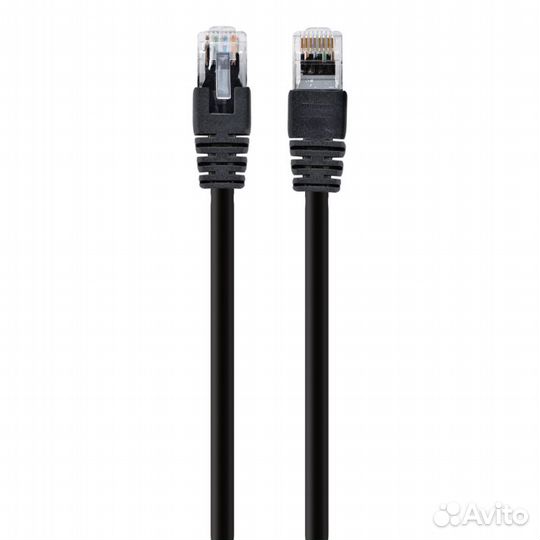Патч-корд Cablexpert UTP PP12-2M/BK кат.5, 2м черн