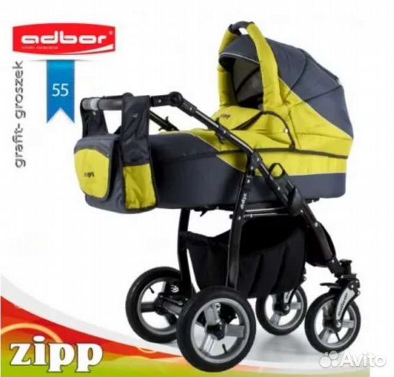 Коляска универсальная adbor zipp 2 в 1