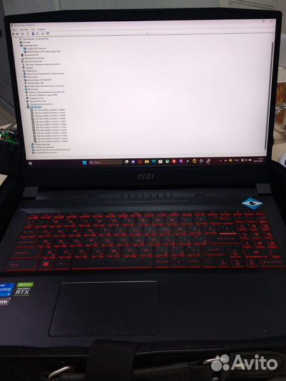 Игровой ноутбук msi katana