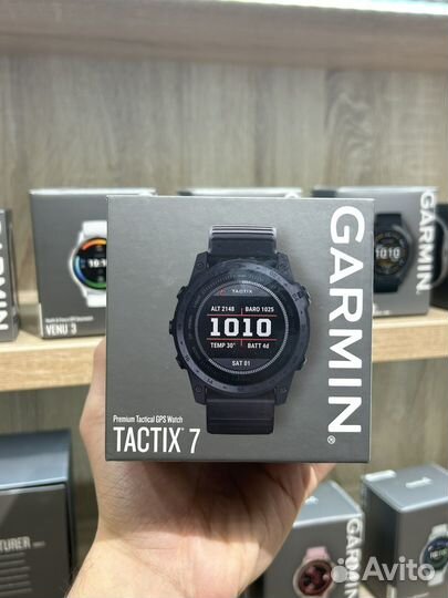 Garmin tactix 7 Standard с черным ремешком