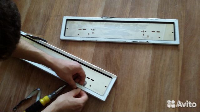 Рамки на на гос. номер (цена за 2 комп.)для авто