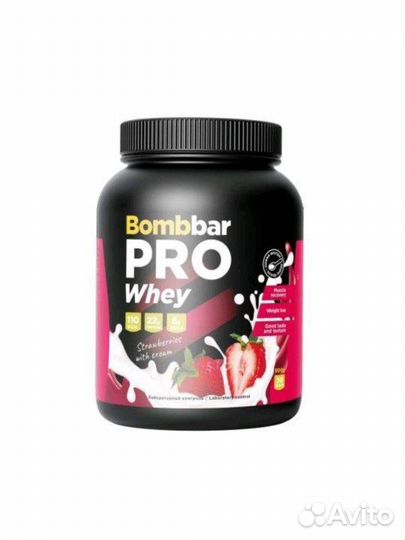 Протеин bombbar pro whey 900г