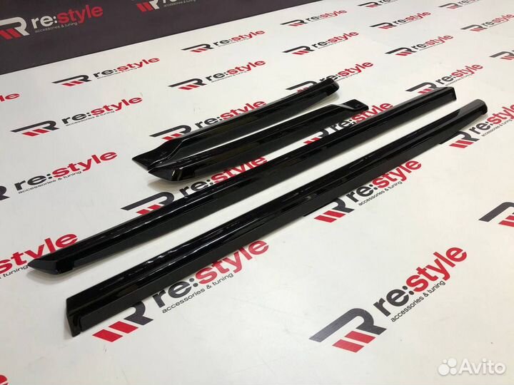 Молдинги дверей Toyota Land Cruiser 200 с 16г