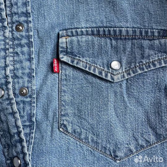 Джинсовая рубашка Levis xs