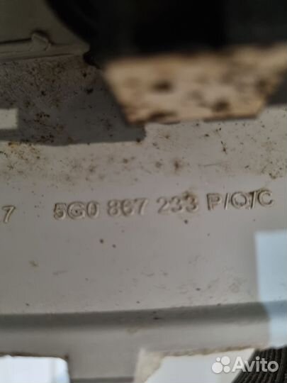 Обшивки стойки левая правая volkswagen golf 7