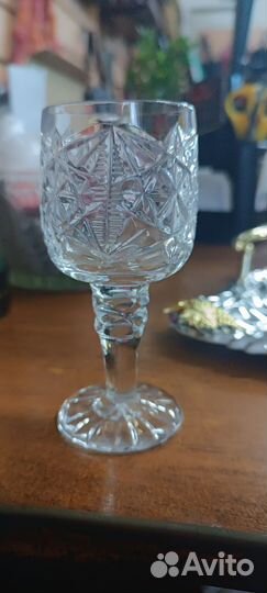 Хрустальные рюмки на ножке СССР