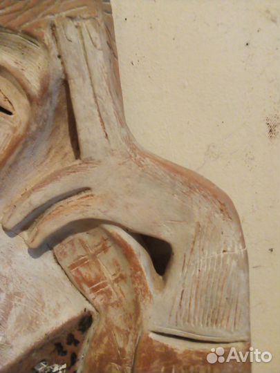 Керамический рельеф Раздумья