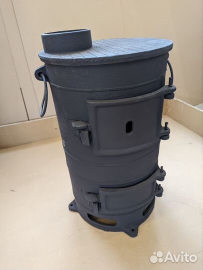 Печь чугунная буржуйка пов-57 армейская