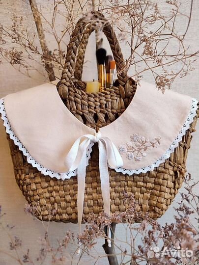 Съемный воротничок ручная работа