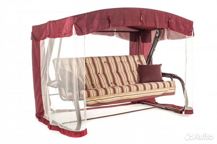 Качели садовые 4-х местные