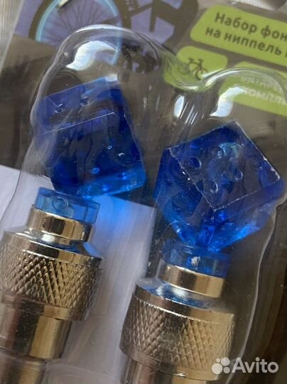 Набор фонариков на ниппель велосипеда Top Race