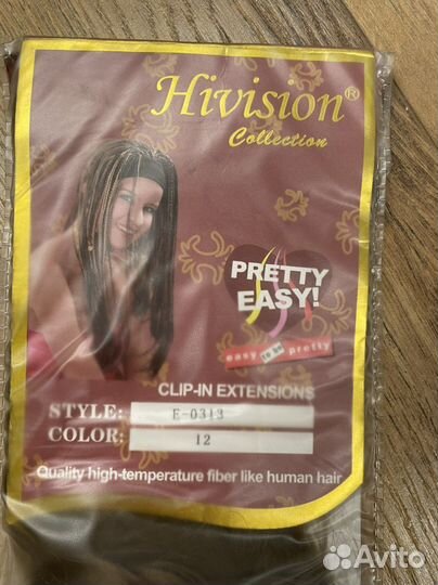 Волосы на заколках