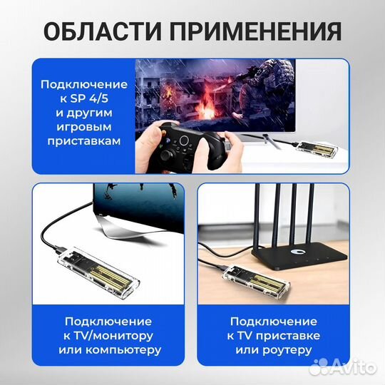 Внешний Корпус бокс для ssd m.2