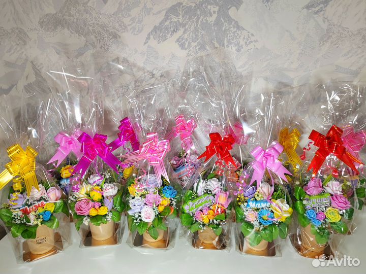 Букет из мыла