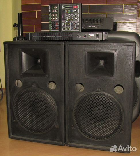 Колонки Frank Audio 1000W Pro Усилител Микшер 99FX