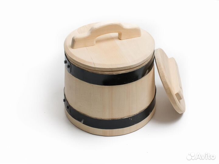 Кадка деревянная из кедра для засолки 5 литров