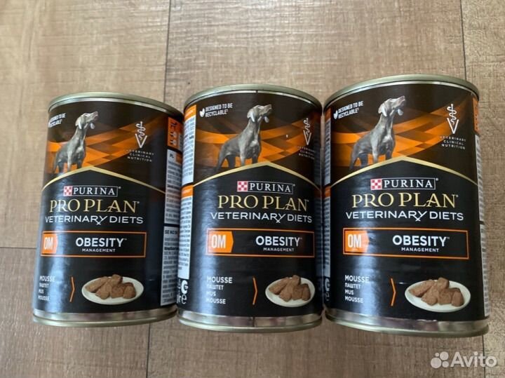 Корм для собак Purina Pro Plan Veterinary diets OM
