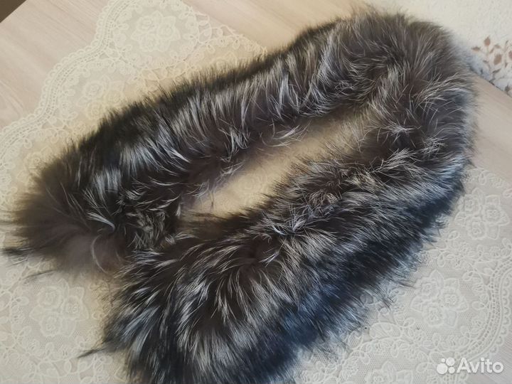 Меховой воротник натур./Помпоны