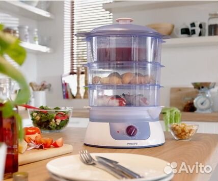 Пароварка Philips Viva Collection 9L, 900 w