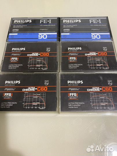 Аудиокассеты philips редкие 6 штук