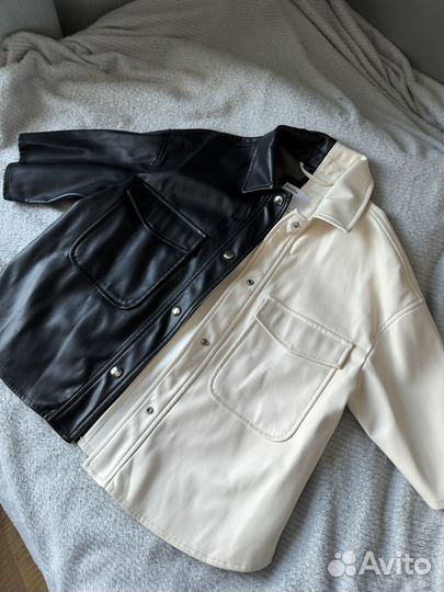 Кожаный жакет Bershka