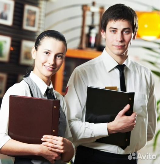 Официант в Москве с жильем (проезд авансируется)