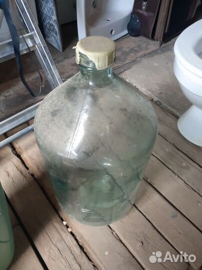 Бутыль стеклянный 30 литров