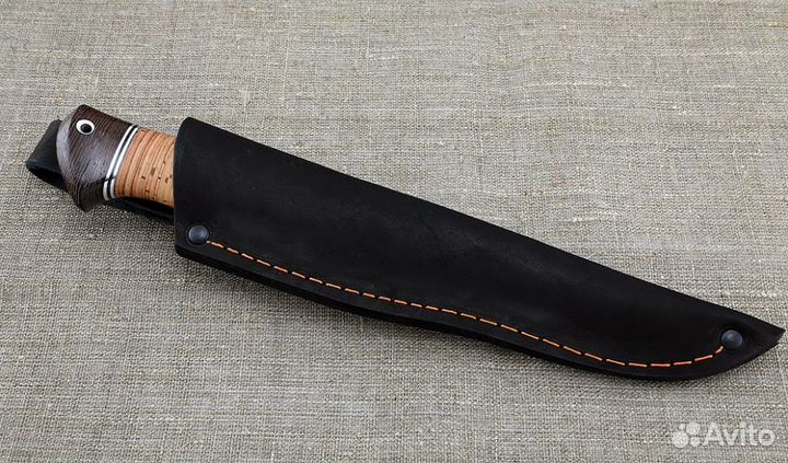 Нож Фокс Х12мф рукоять береста