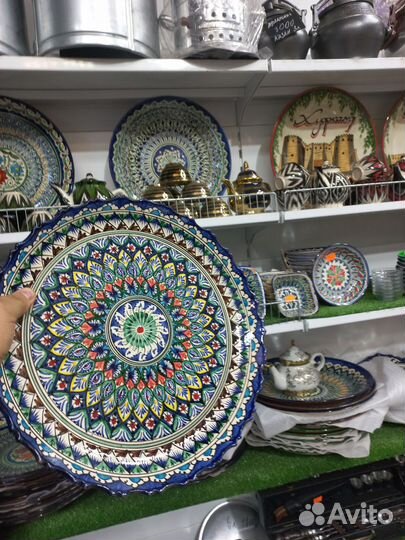 Узбекская посуда. Риштанская керамика