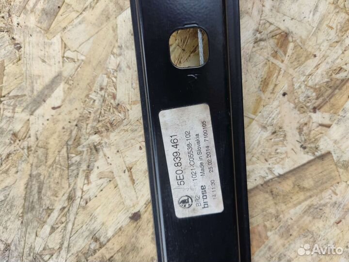 Стеклоподъемник skoda octavia a7 задний левый