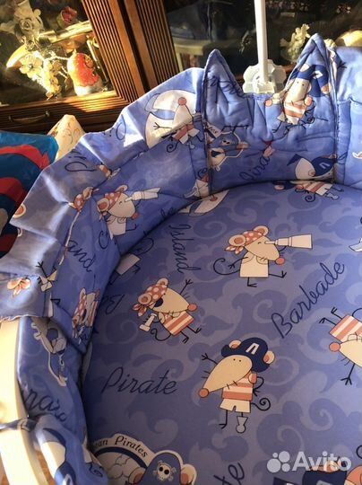 Комплект в круглую кровать