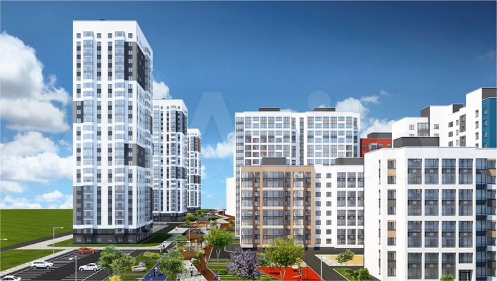 2-к. квартира, 54,8 м², 24/25 эт.