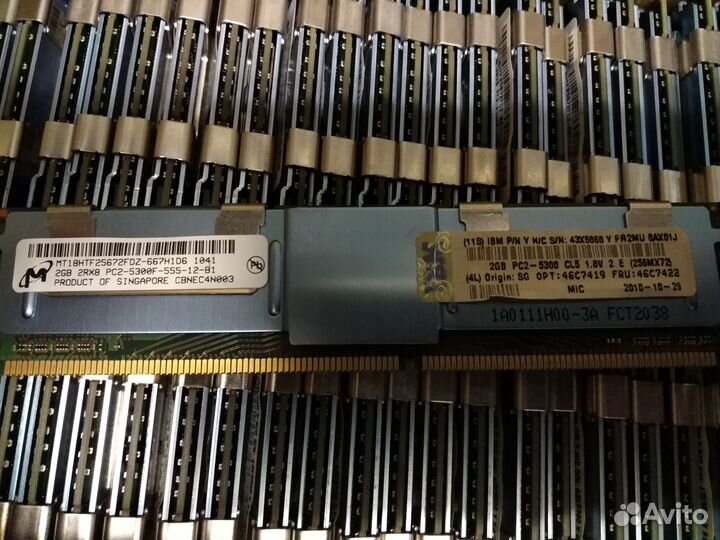 Серверная память, 256Мб-4Гб, много