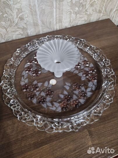 Подставка для торта стеклянная, Walther-Glas