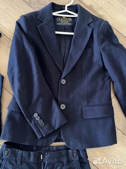 Костюм школьный, тройка Gulliver 134р